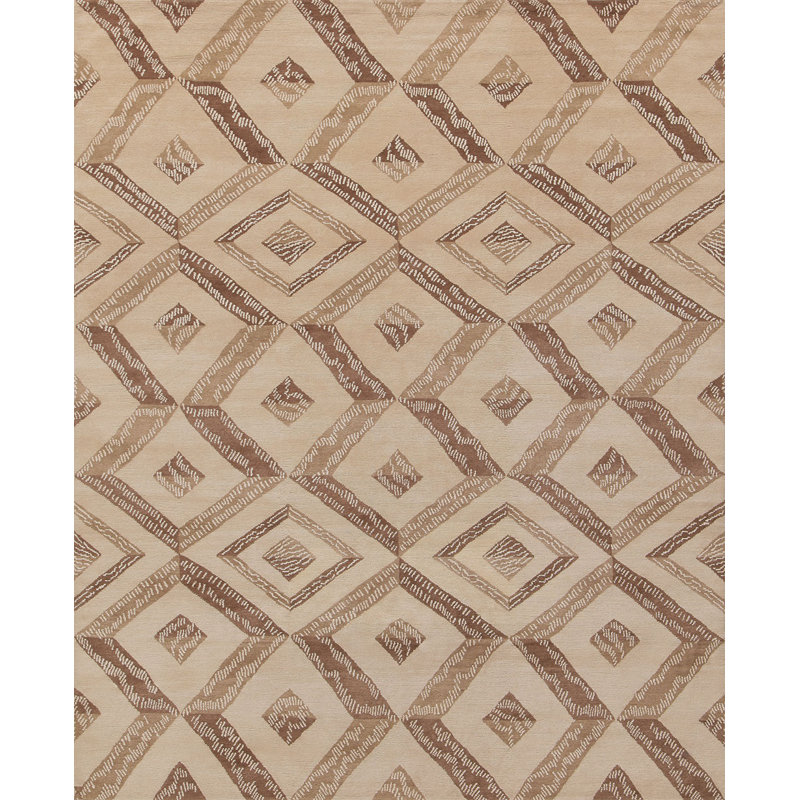 Contemporary Geometric Area Rug, Rectangle 4' x 6'