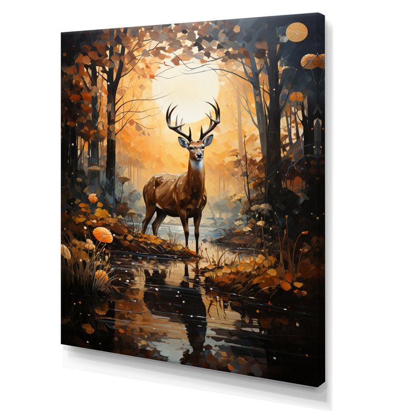 Windermer, symphonie de savane africaine I, H 20 po x l 12 po x P 1 po, Toile tendue