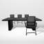 Ensemble de table de conférence et de chaises Musette-940226338