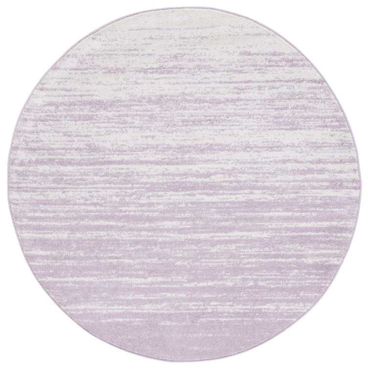 Bethlyn Ombre Cream/Purple Area Rug