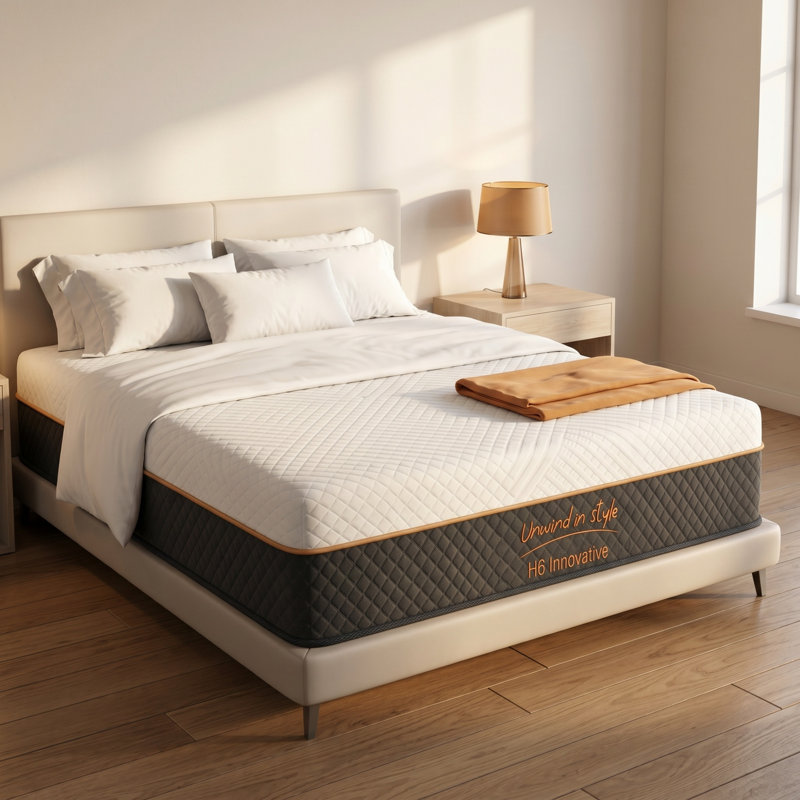 12 Inch Hybrid Mattress, 12", King