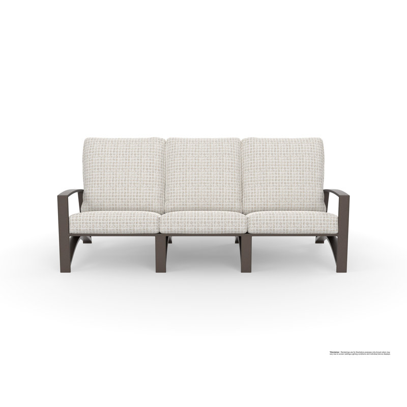 Arc Outdoor 3 - Seat Patio Sofa, Kindle Silk, Copper Creek