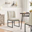 Chaise parsons en lin Bortman