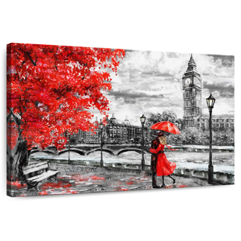 Hardie Pop Couple romantique de Londres, H 32 po x l 48 po