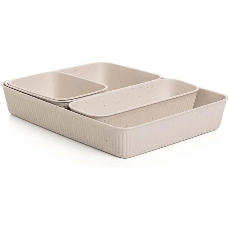 Ebern Designs Plastic Decorative Bin