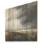 Minimalisme, orage sur bois de pin naturel-1580218300