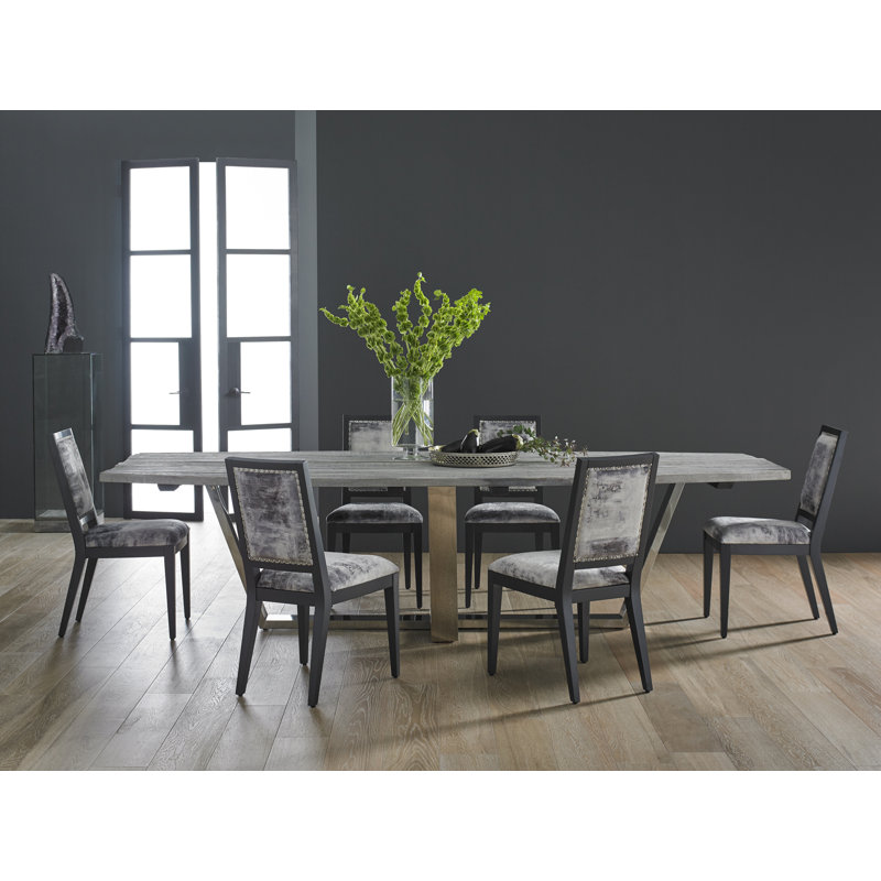 Mesmerize Upholstered Dining Chair in Gray
