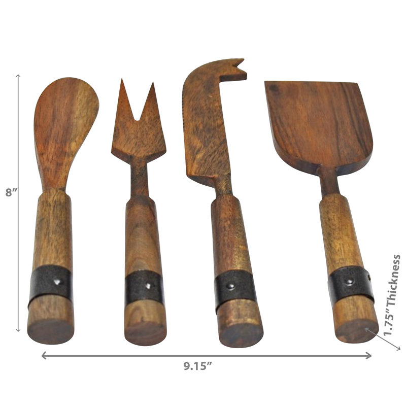 4 Piece Cheese Serving Set