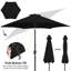 Parasol de marché de 9 pi avec bouton poussoir et manivelle Spirica-1249744530