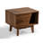 Clovis 1 - Drawer Solid Wood Nightstand in Walnut