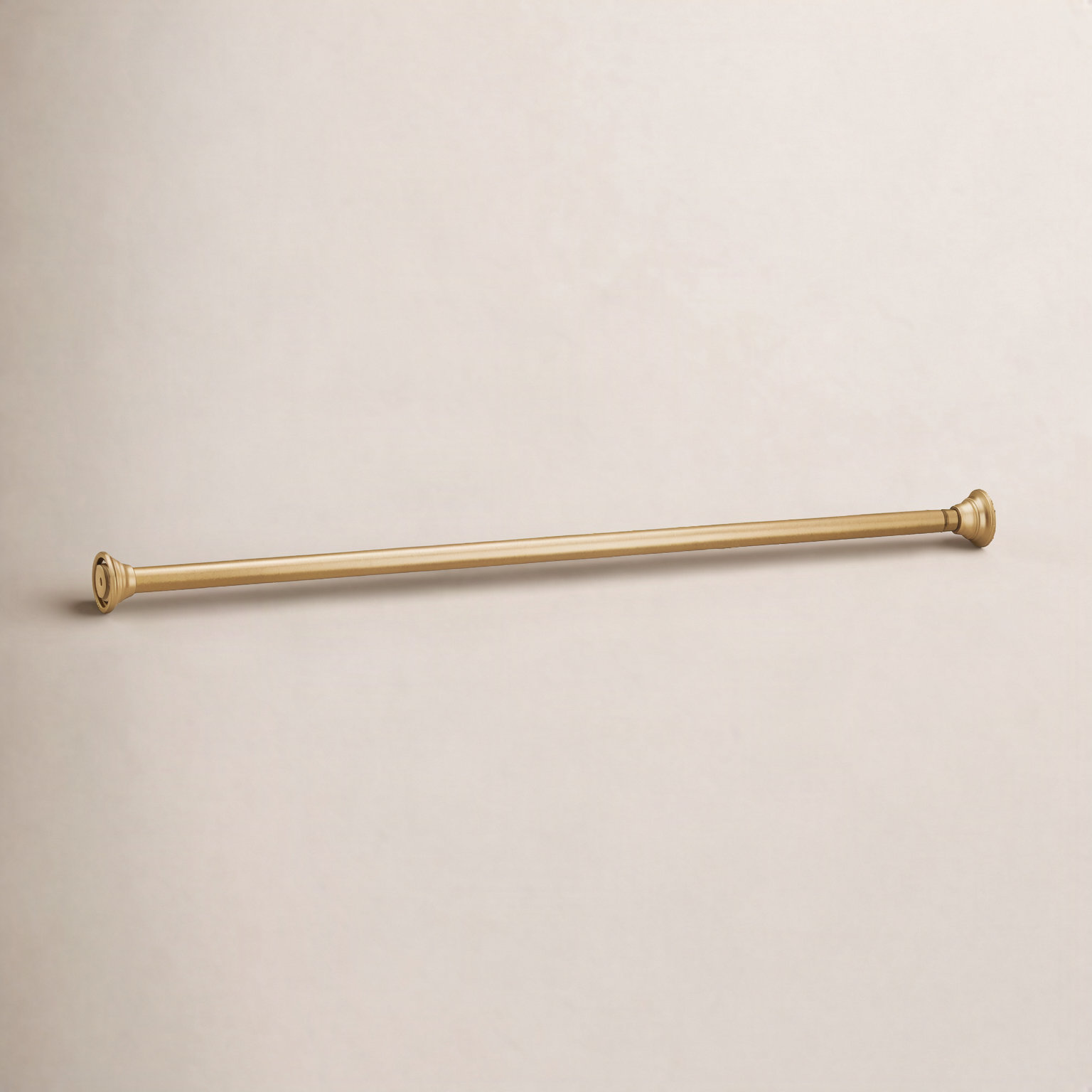 Moen® Adjustable Tension Shower Curtain Rod, Gold