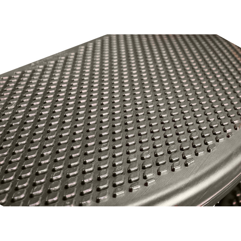 Deep Gray Resin Slip-Resistant Hot Tub Step with Oversized Treads