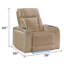 Fauteuil inclinable Pelayo caramel-133040443