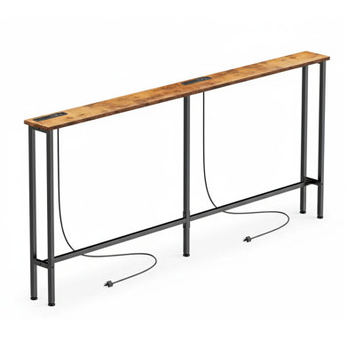 Canapé-console 78 po avec prises électriques