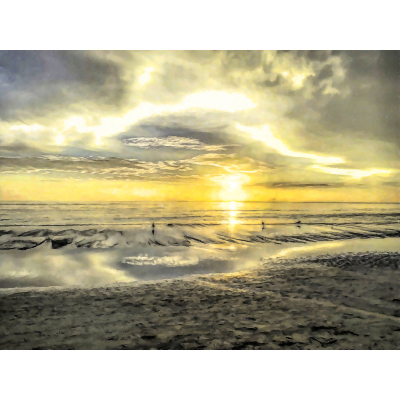 Lemon Yellow Sunset by Grotto Studios