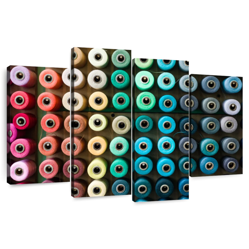 Senne Sewing Threads Collection, 54"H x 84"W