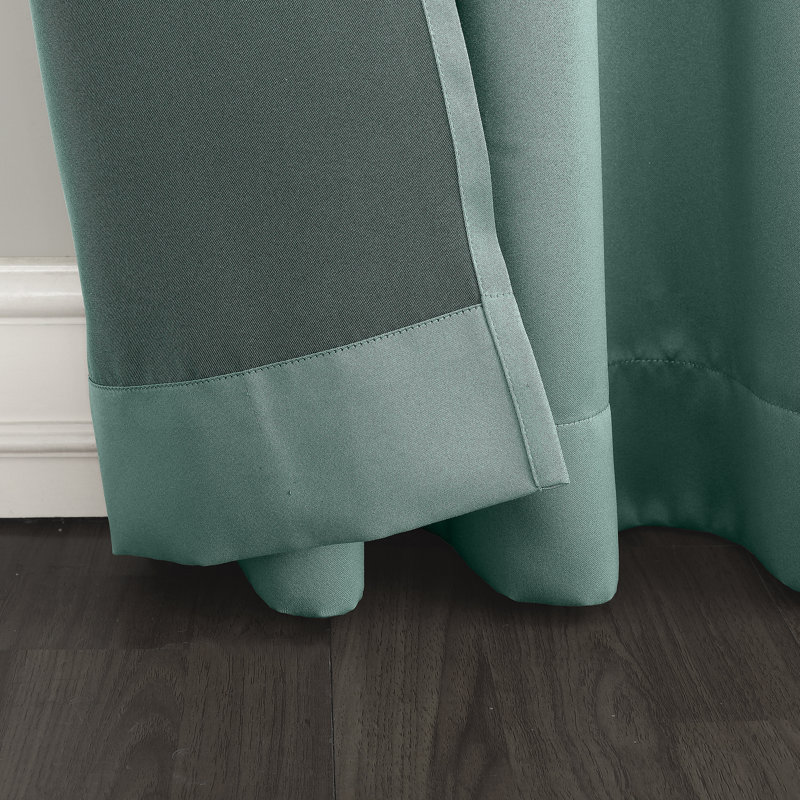 Panneau de rideau à oeillets à économie d'énergie thermique - Basics by Wayfair ™, Minéral, l 40" x L 63"
