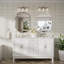 Miroir décoratif de salle de bain ovale biseauté sans cadre Pearlette-924153058