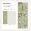 Rouleau de fleurs chinoises amovible