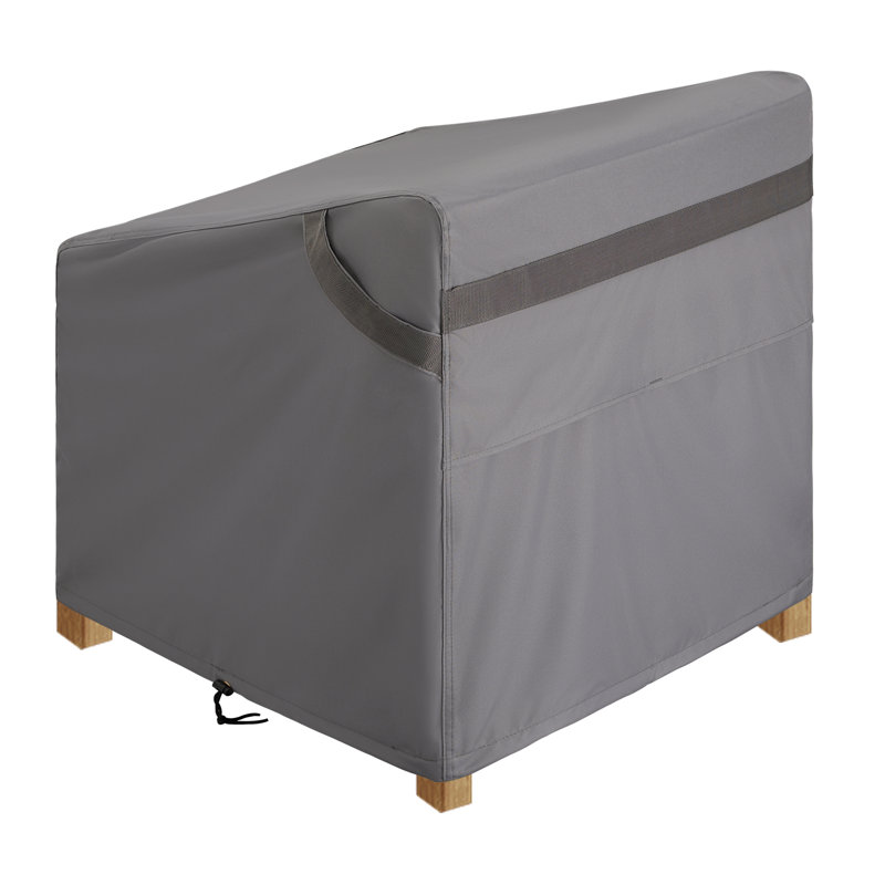 Patio Chair Cover Gray 2pcs(Set of 2), 36" H x 32" W x 37" D