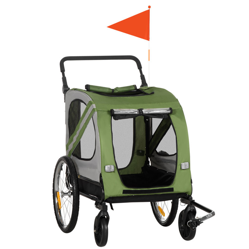 Poussette standard pliante, Vert