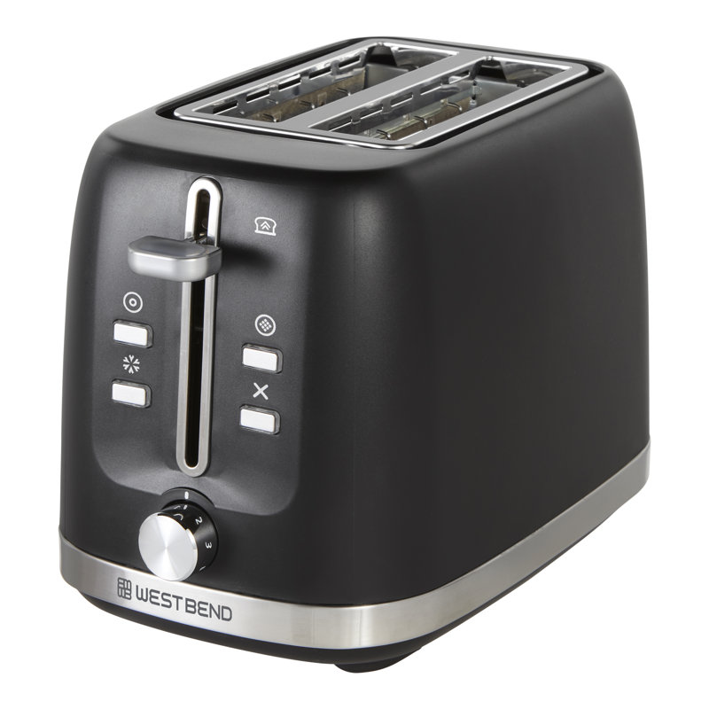 West Bend 2-Slice Toaster, in Black