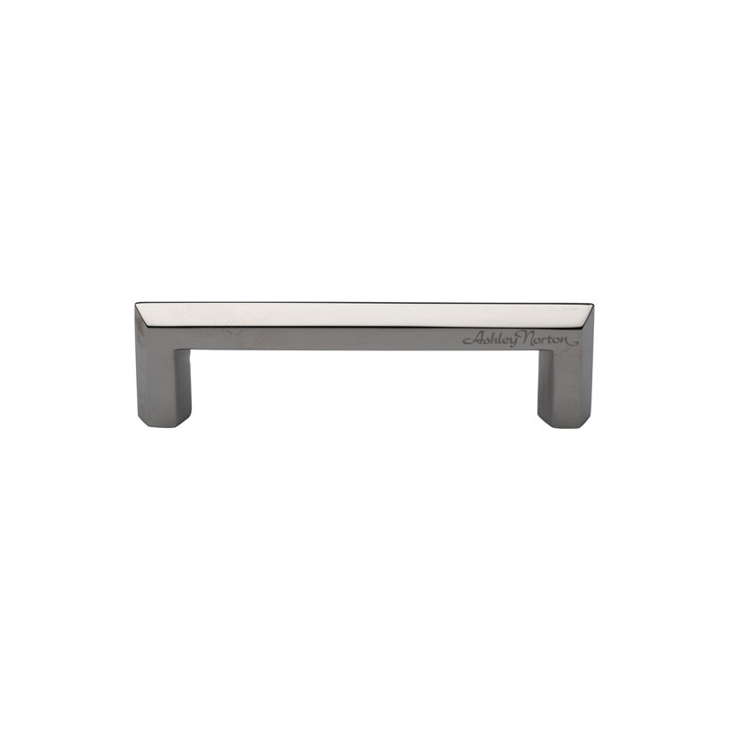 Hex Profile Cabinet Bar Pull, Polished Nickel, 4"