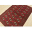 Tapis rouge en laine des années 1990 de 4 pi 4 po x 6 pi 2 po Gweneva
