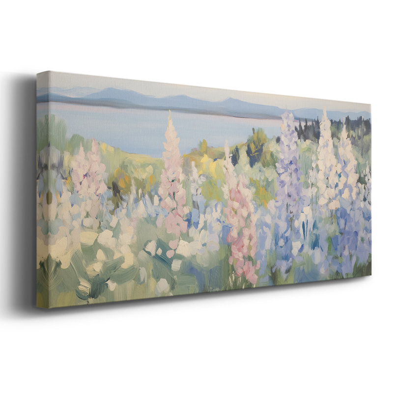 Botanical Series-CXV- Toile tendue avec châssis - Prêt à accrocher, H 12 po x l 30 po