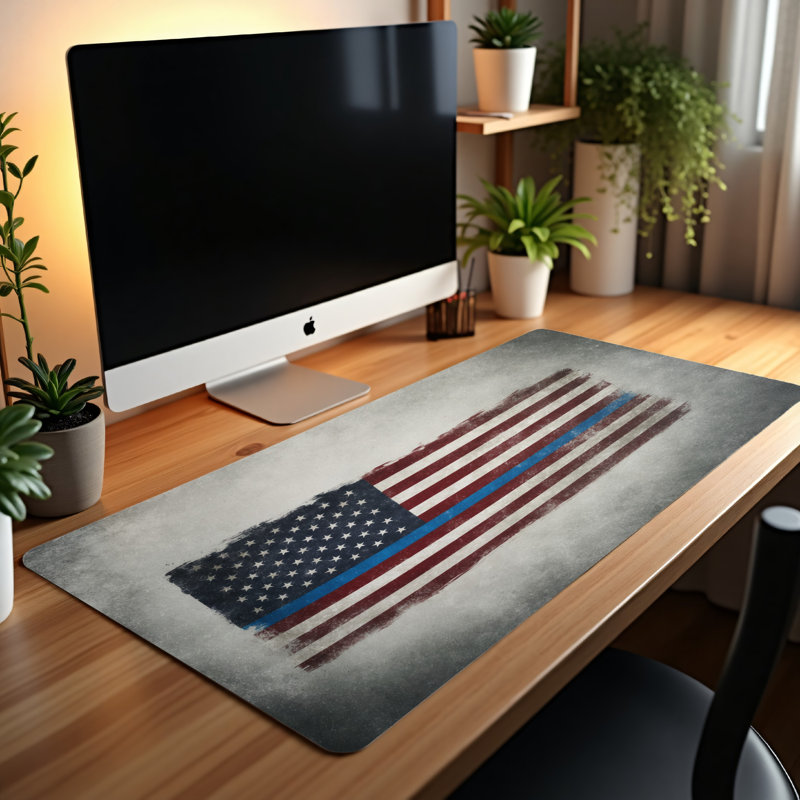 Polyester Desk Pad, 14.4x12.1