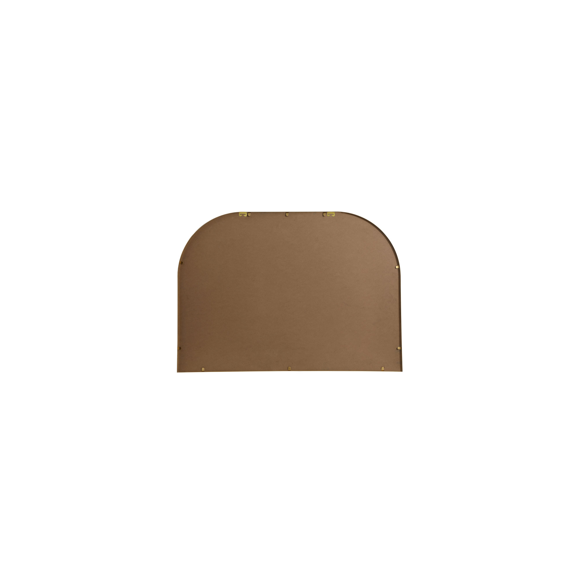 Sabine Metal Wide Arch Wall Mirror, 30" x 42", Brass