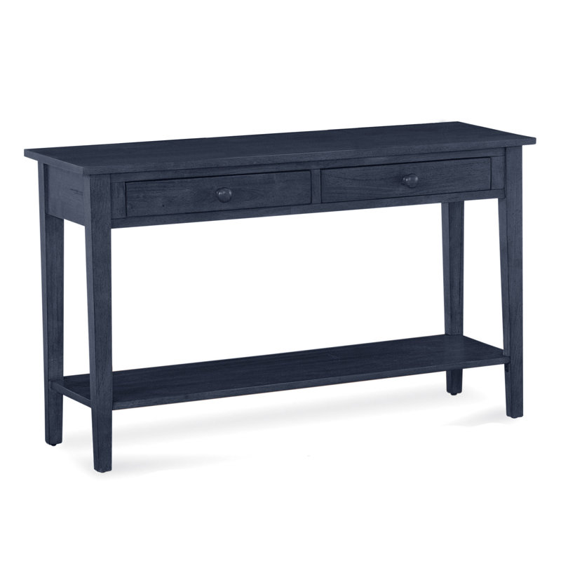 South Hampton 48'' Solid Wood Console Table, Navy