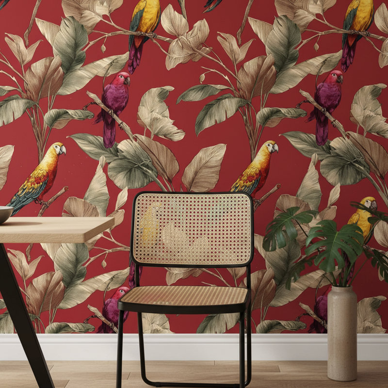 Mural décoratif oiseaux