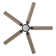 60'' 5-Blade LED Smart Standard Ceiling Fan With Light Kit Included, Remote Control 