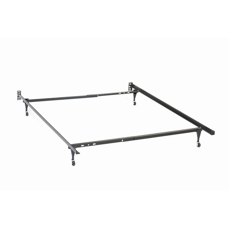 Cadre de lit simple ou double Fischer - noir, Simple/double