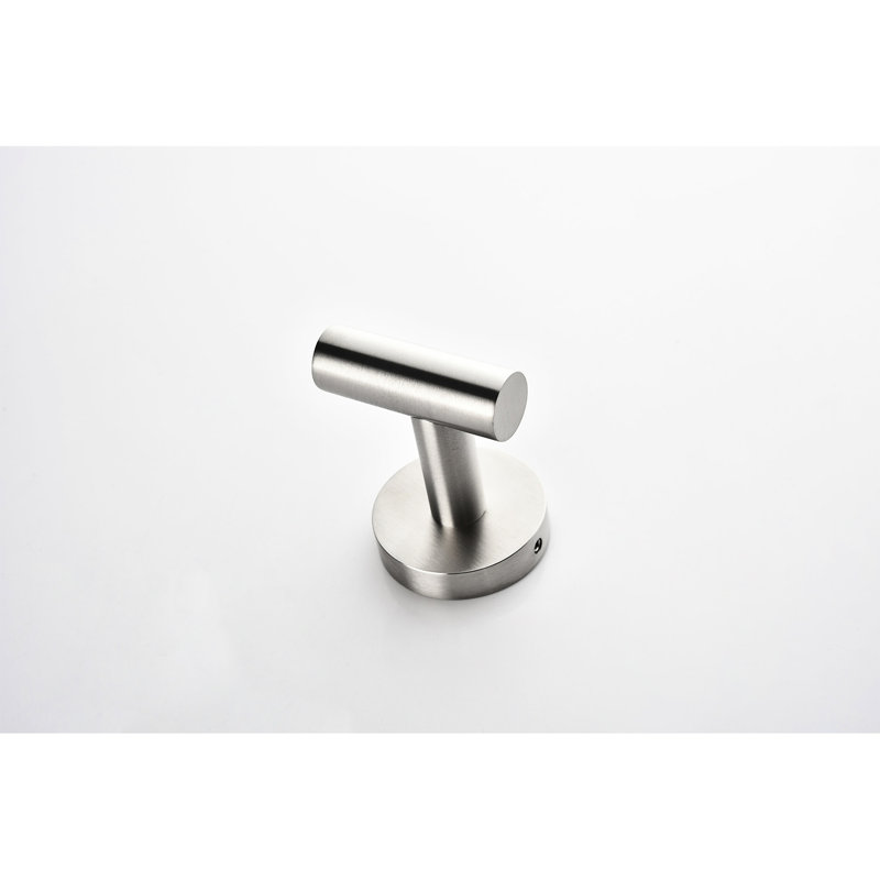 Porte-serviettes 9 pièces en acier inoxydable pour salle de bain - fixation murale en nickel brossé tendance, rouille, facile à installer