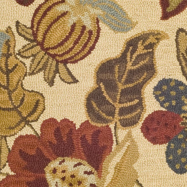 Arber Hand Tufted Wool Floral Rug