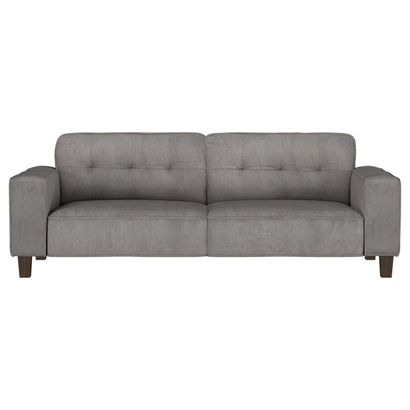 Canapé Burnsville, Gris anthracite