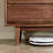 Black Walnut Entrance Cabinet Solid Wood Accent Chest