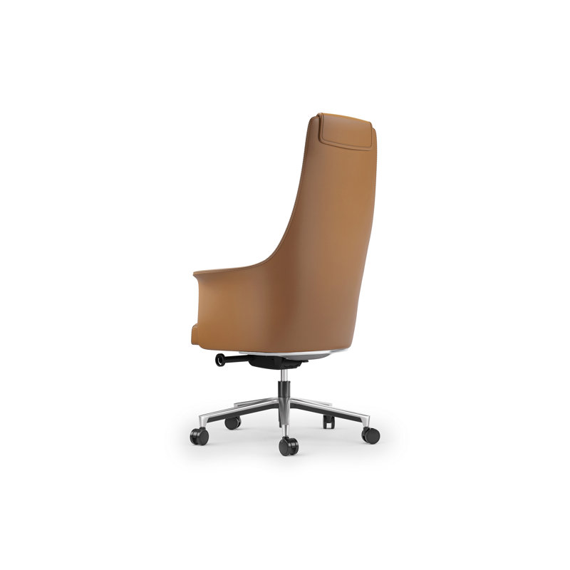 Bolo Swivel Executive Chair, Saddle