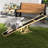 Wood Dog Agility Seesaw, Yellow, 71"X12"X12", For Pet Training And Exercise Wooden 71" Length X 12" Width Height,