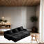 Trois canapés et trois repose-pieds en tissu sans os de qualité supérieure-587687431