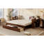 Grand lit de jour avec bureau amovible, tiroirs de rangement et table d'appoint hydraulique, espresso-1373588244-1373588246