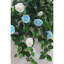 Fleurs artificielles artificielles en mousse ivoire avec tiges pour les bouquets de mariage bricolage