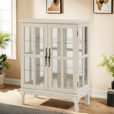 Buffets lumineux RVB, rangement en panneau de fibres à densité moyenne pour la cuisine