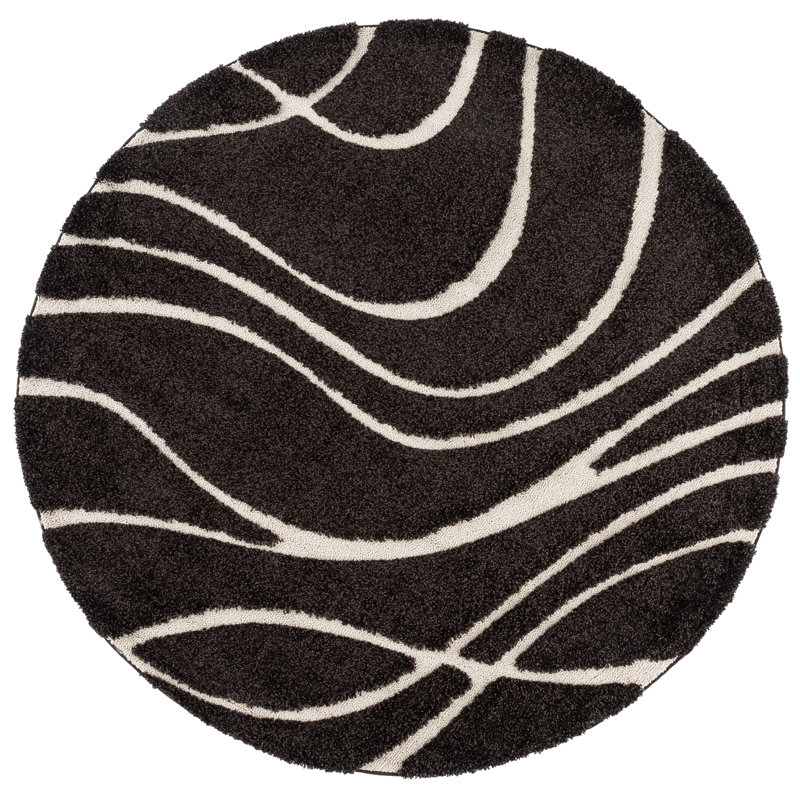 Tapis d'intérieur à poils longs Florida, 6'-7" x 6'-7" Round