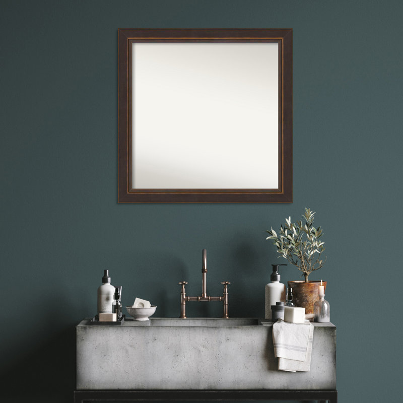 Miroir mural Ramsses, Carré, 30,5 po x 30,5 po