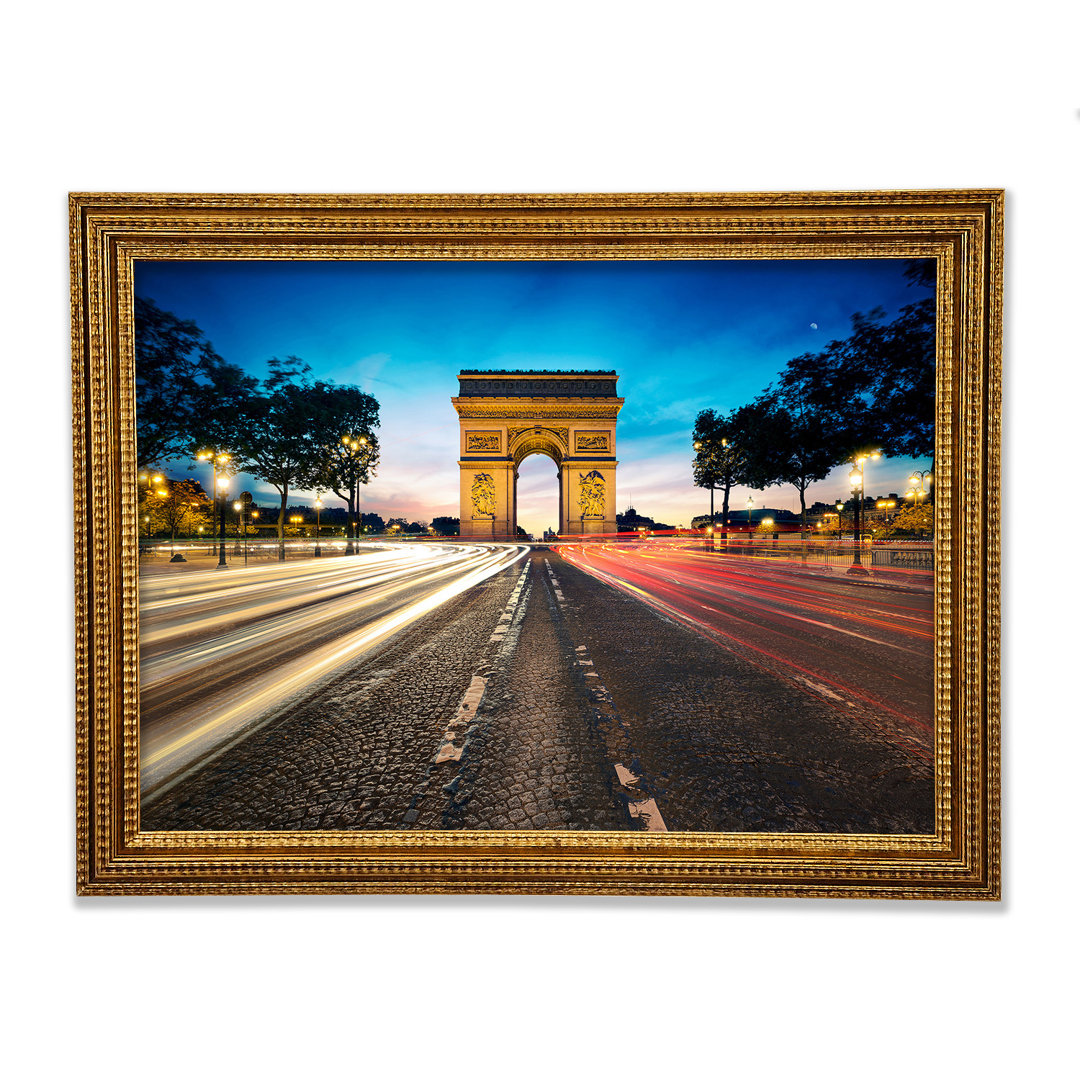 Arc De Triomphe 8 - Einzelner Bilderrahmen Kunstdrucke