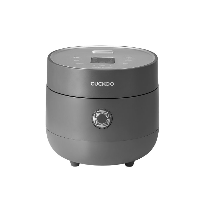 CUCKOO Micom Rice Cooker 6-Cup Uncooked / 12-Cup Cooked with Nonstick Inner Pot, Versatile Rice Maker with 9 Menu Options, Fuzzy Logic Technology, Auto Clean, Quick Rice Mode, Gray (CR-0675FG)