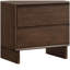 Table de chevet 2 tiroirs Hemlock